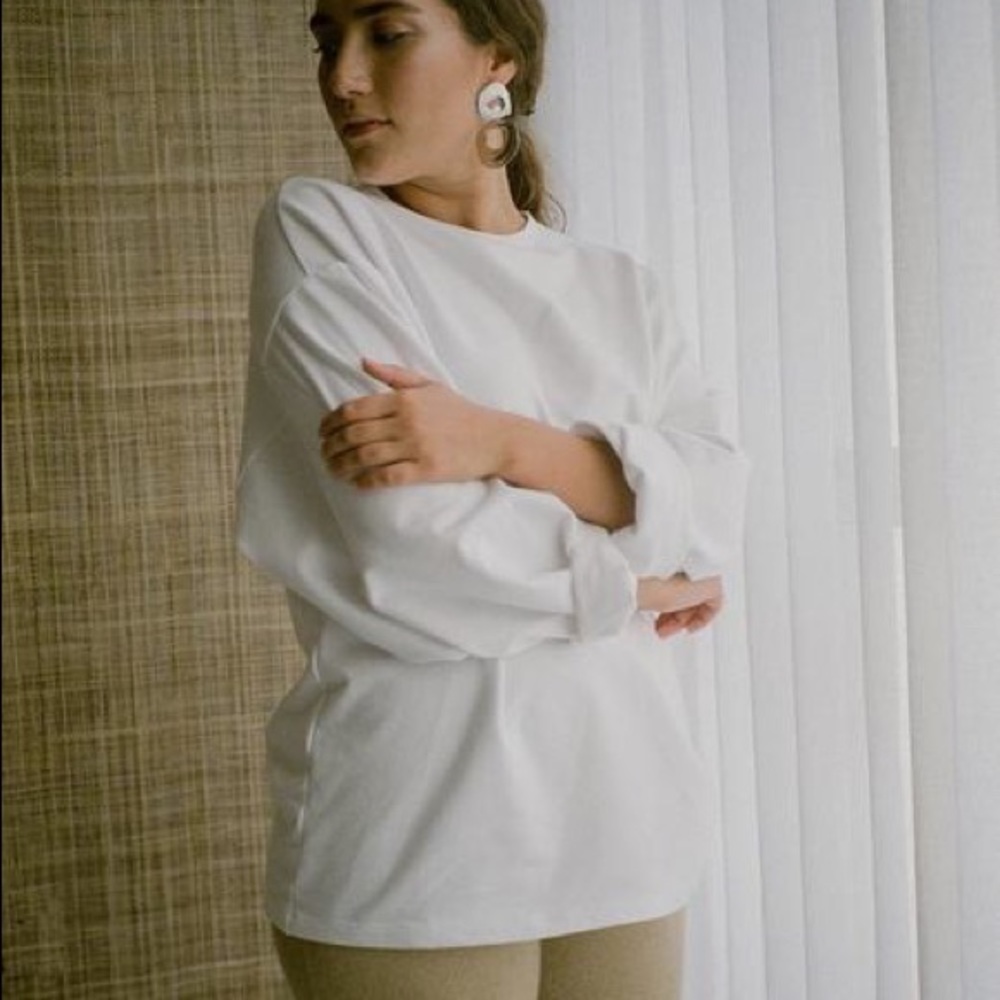 James Street Co Short Sleeve Backwards Tee